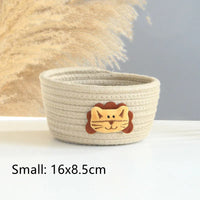 Panier rond en corde de coton bébé – Rangement pratique et décoratif -  TresséDouceur