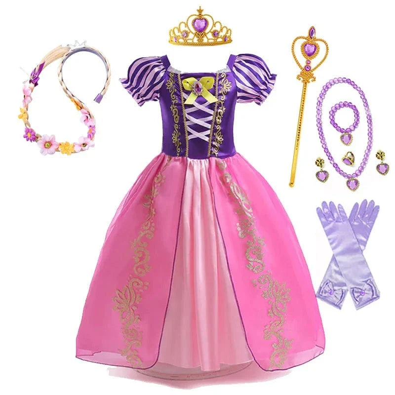 Costume de Princesse Raiponce Violet pour Enfant - PrincesseRaiponce