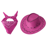 Set Bandana et Chapeau de Cowboy pour Enfants (2 pièces)  - CowboyKids