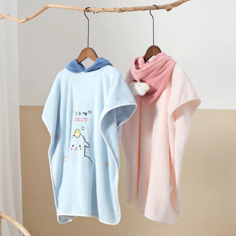Poncho de Bain Enfant |  2-10 Ans - PonchoBambou