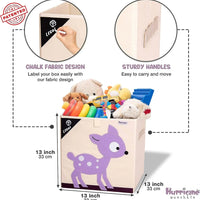 Boîte de Rangement Pliable en Tissu avec Motifs Animaux - BoxAnimauxPliant