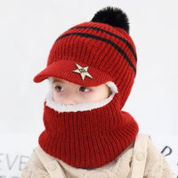 Chapeau et écharpe enfant 2-en-1 hiver - SnugCap