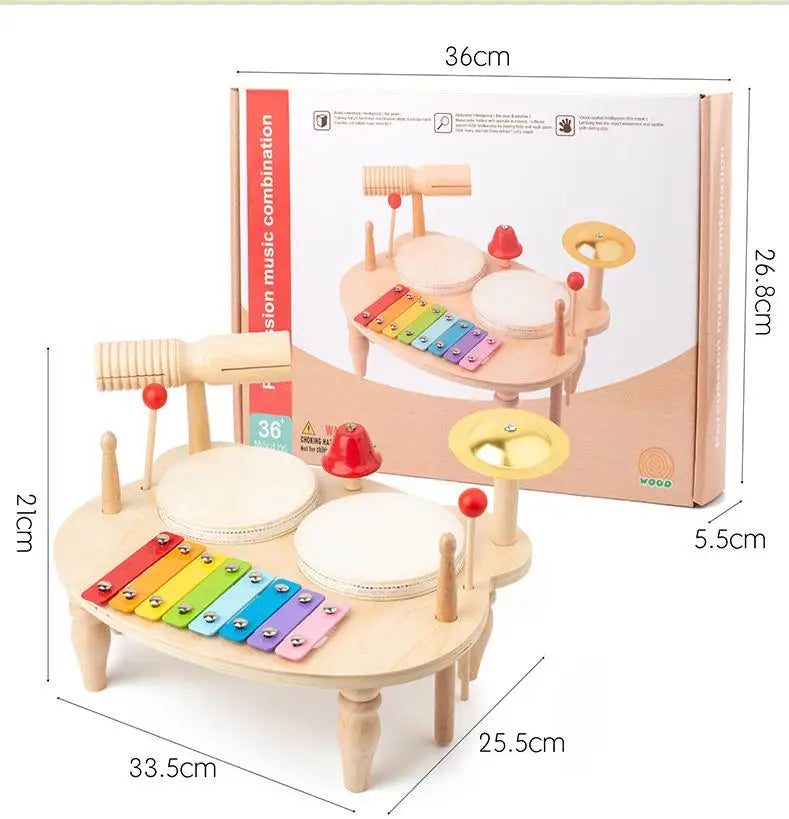 Jeux de Percussions Montessori en Bois -  RythmoPlay