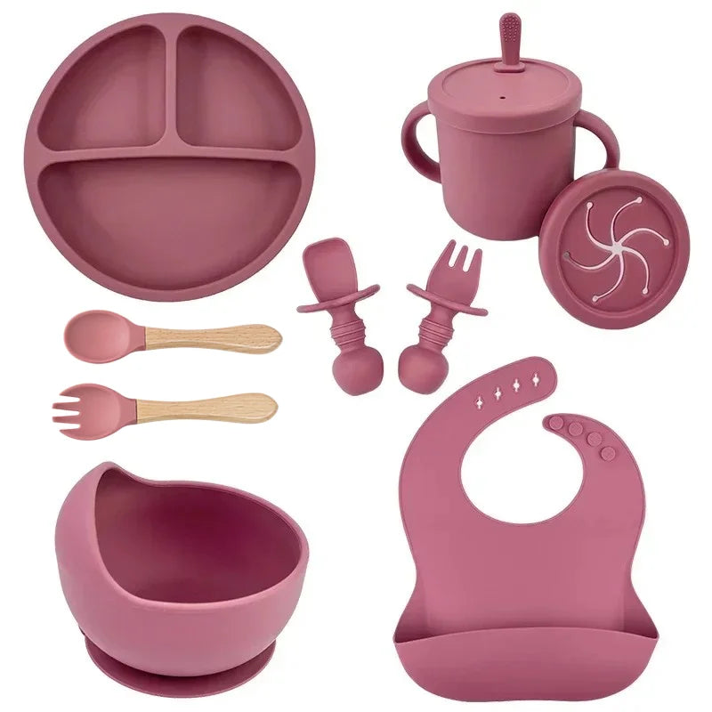 Ensemble repas bébé silicone - BabyMealSet
