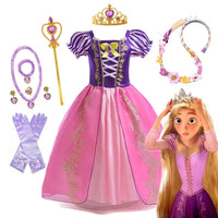 Costume de Princesse Raiponce Violet pour Enfant - PrincesseRaiponce