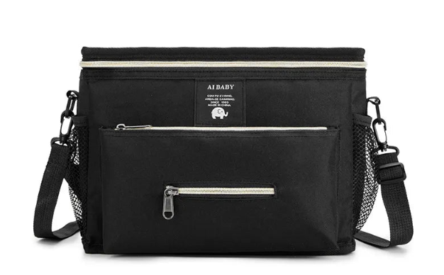 Sac à couches noir pour bébé - Langygo