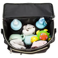 Sac à couches noir pour bébé - Langygo