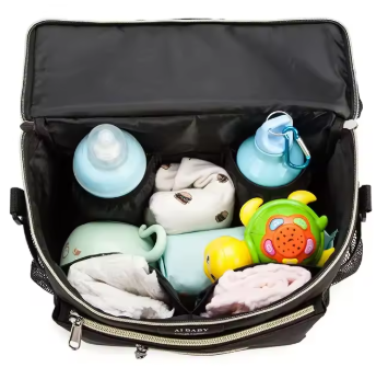 Sac à couches noir pour bébé - Langygo