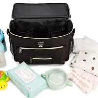 Sac à couches noir pour bébé - Langygo