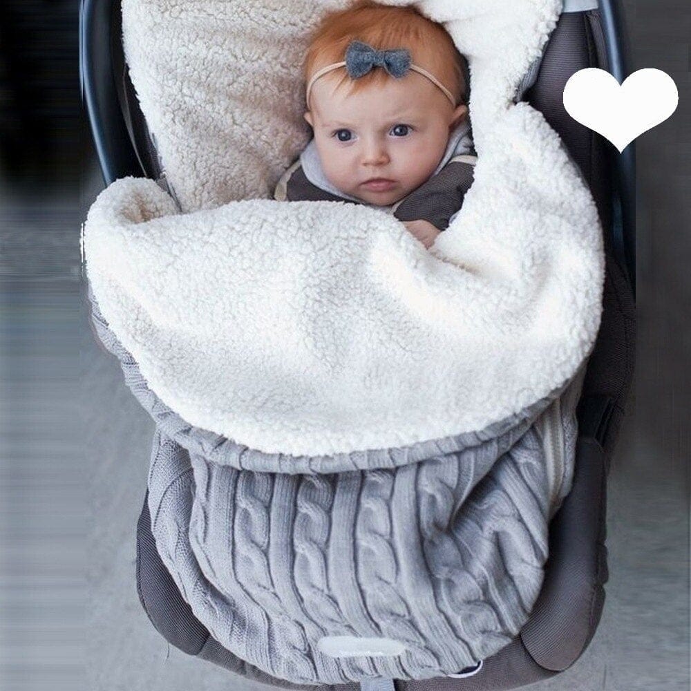 Sac de couchage bébé en laine et polaire - BabyCuddleSnuggler
