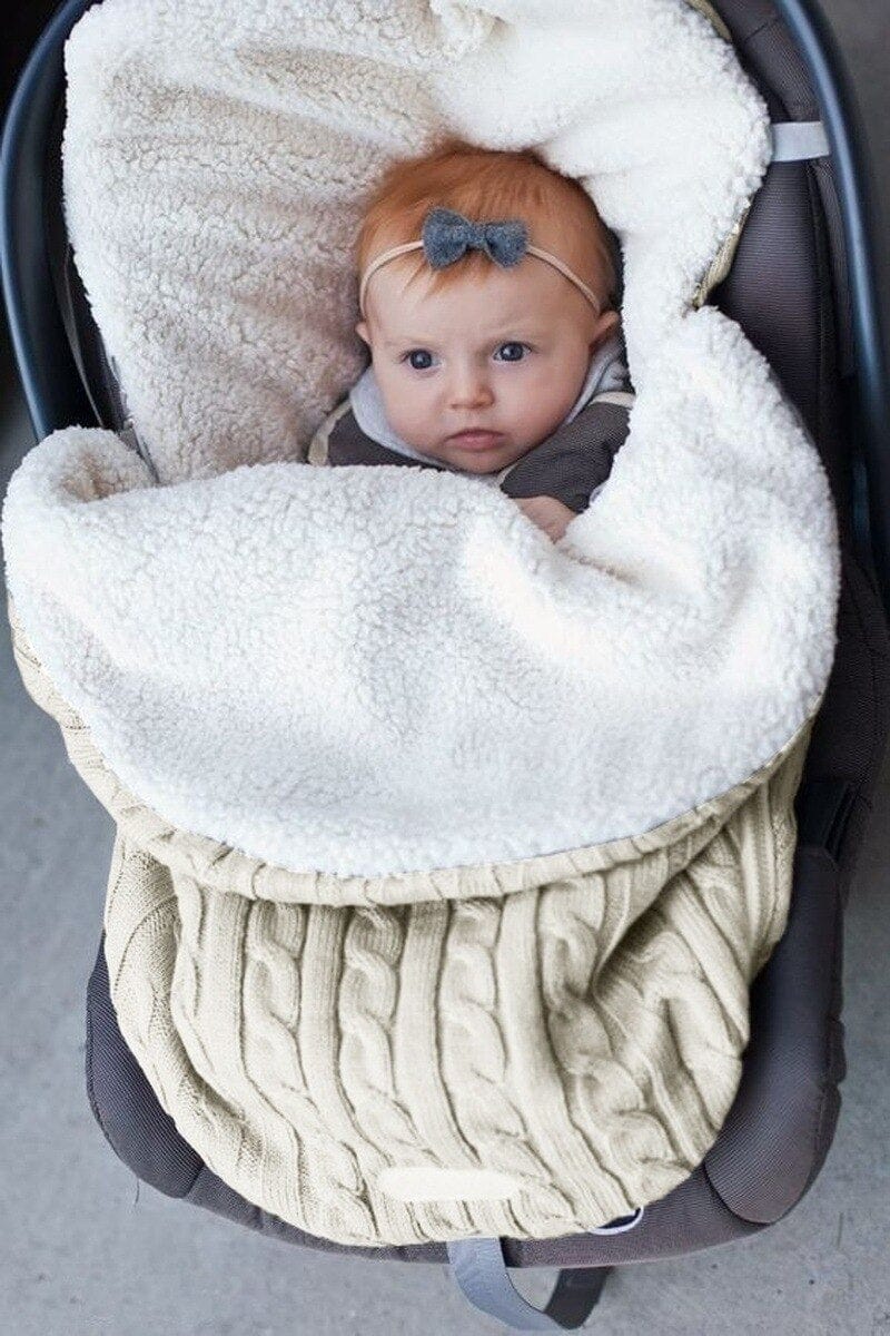 Sac de couchage bébé en laine et polaire - BabyCuddleSnuggler