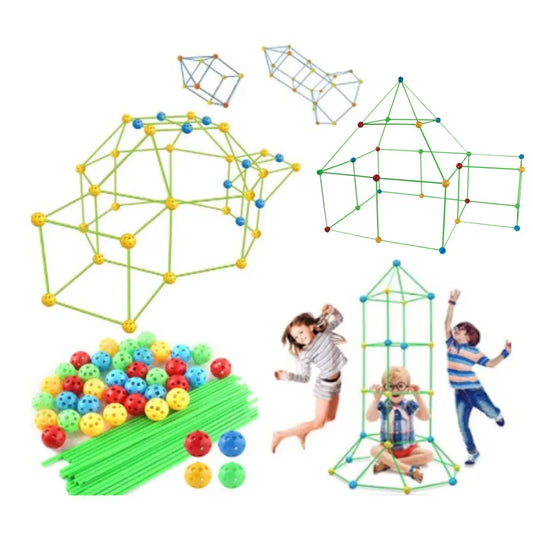 Kit de Construction de Forts et Tentes pour Enfants - KidsFort