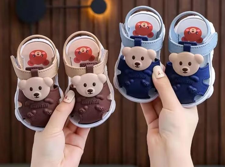 Sandales 3D Ourson pour Nouveau-Né - TinyBear
