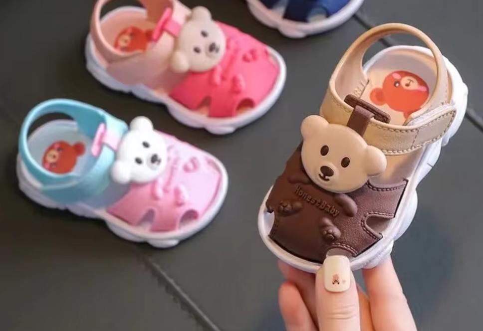 Sandales 3D Ourson pour Nouveau-Né - TinyBear