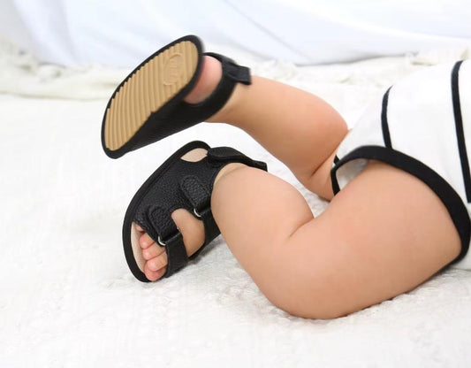 Sandales premiers pas en similicuir pour bébé - PetitPas