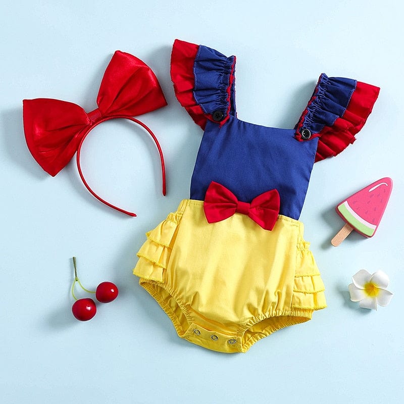 Costume Blanche-Neige bébé 2 pièces carnaval - MiniNeige