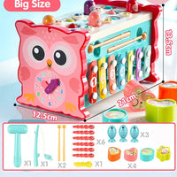 Jeu Montessori Hibou 8-en-1 - HibouBébé