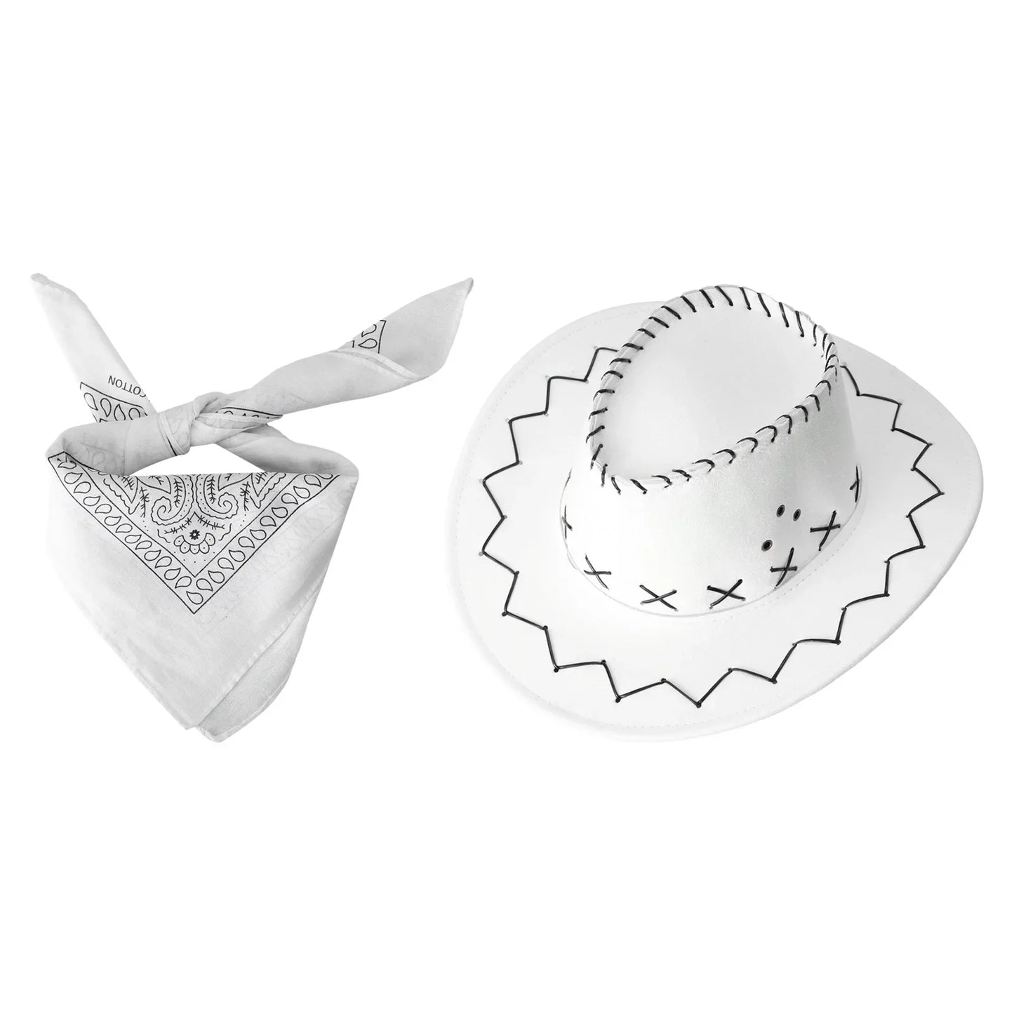 Set Bandana et Chapeau de Cowboy pour Enfants (2 pièces)  - CowboyKids