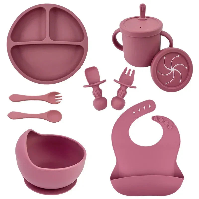 Ensemble repas bébé silicone - BabyMealSet