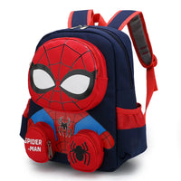 Sac à Dos 3D Spiderman pour Enfants avec Zip et Poches Latérales - SpideyBag