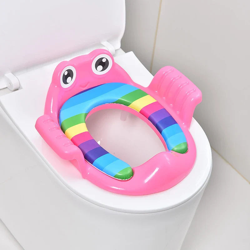 Réducteur WC Coloré et Confortable pour Enfants bébé - PottyKid