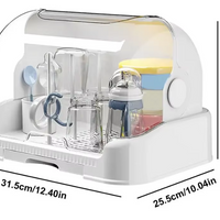 Égouttoir et organisateur portable pour biberons avec couvercle – BibiBox