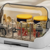 Égouttoir et organisateur portable pour biberons avec couvercle – BibiBox