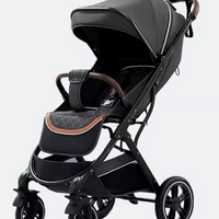 Poussette Bébé Haute Paysage Ultra-Légère – Pliable d’une Main, Voyage Avion, Amortisseurs 360°, Dossier Réglable 0-6 Ans