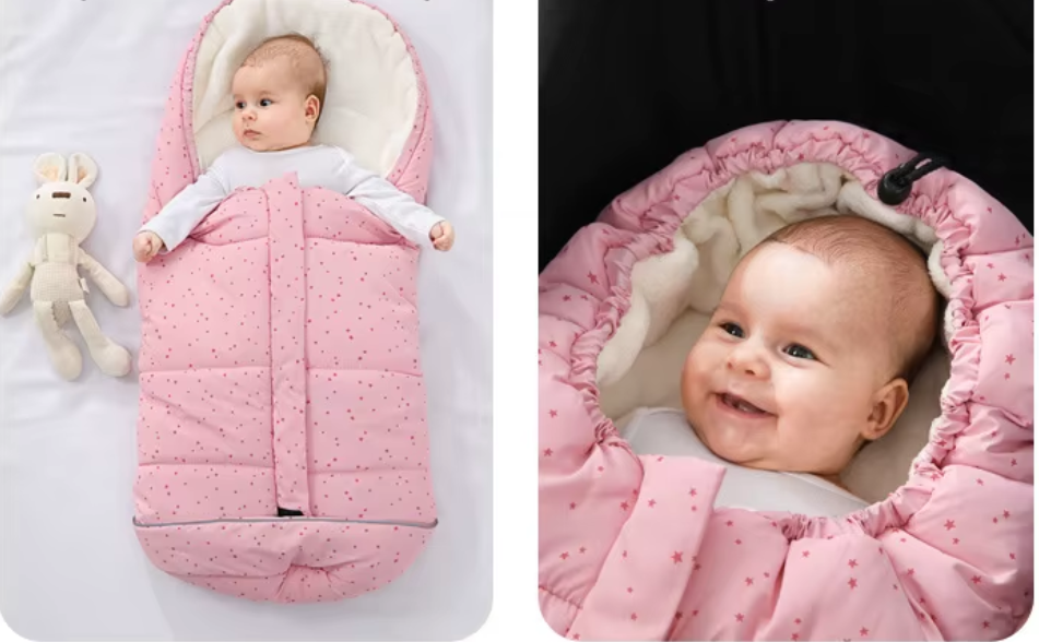 Sac de Couchage Hiver pour Poussette et Siège Auto - ChaudBébé