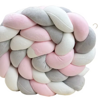 Couverture tressée pour lit bébé