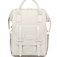 Sac à langer bleu à motifs jaunes, noir et  rose - BabyCarry