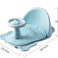 Tabouret de Bain avec Roues et Ventouse - Gabello