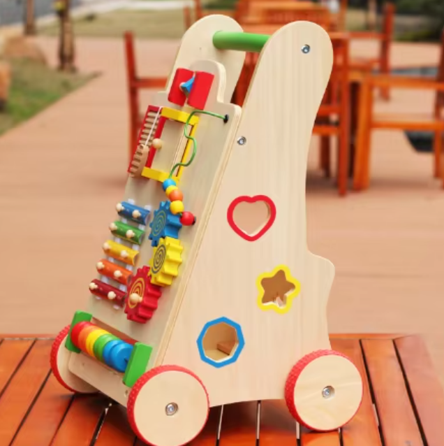 Jouet d'éveil trotteur en bois - TrotteurÉveil