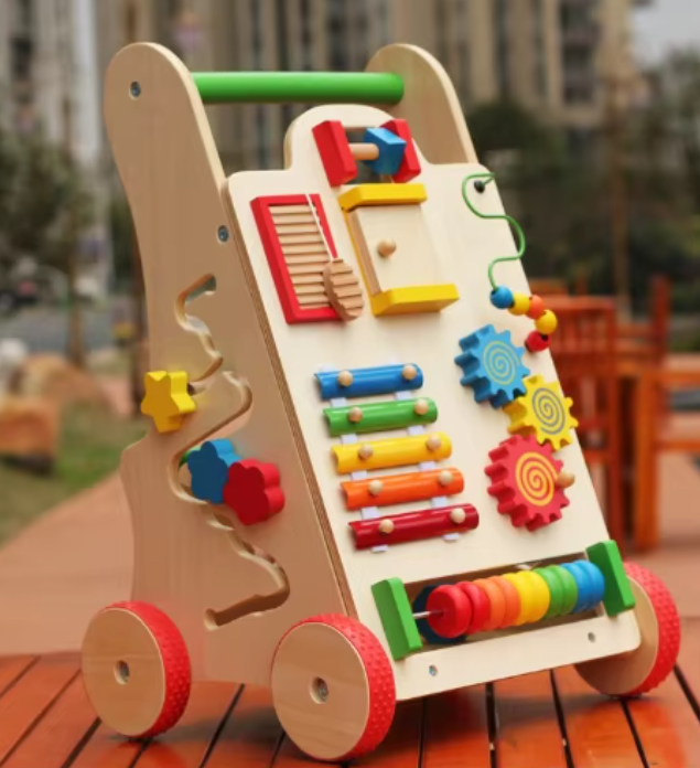 Jouet d'éveil trotteur en bois - TrotteurÉveil
