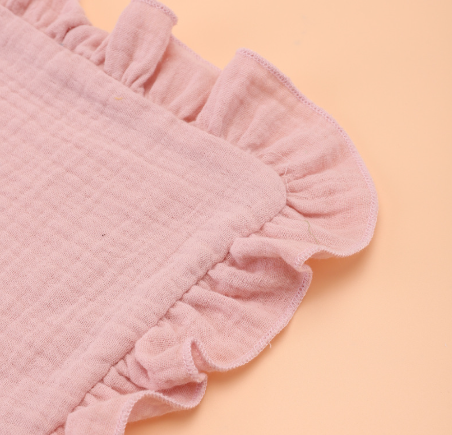 Chiffons d’épaule en mousseline coton bébé (lot de 4) – Douxelia