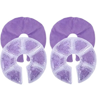 Coussinets de thérapie mammaire chaud/froid en gel – Lactéa