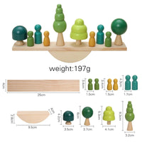 Jeu Montessori Équilibre et Couture en Bois - Equilivieux