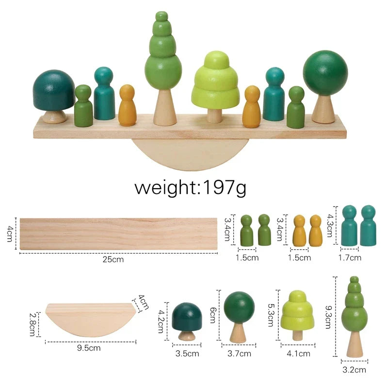 Jeu Montessori Équilibre et Couture en Bois - Equilivieux
