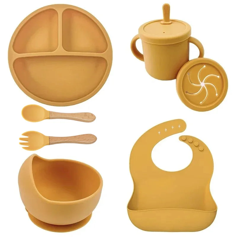 Ensemble repas bébé silicone - BabyMealSet