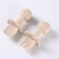 Set de 2 Couverts en Silicone pour Bébé - DouceMiam