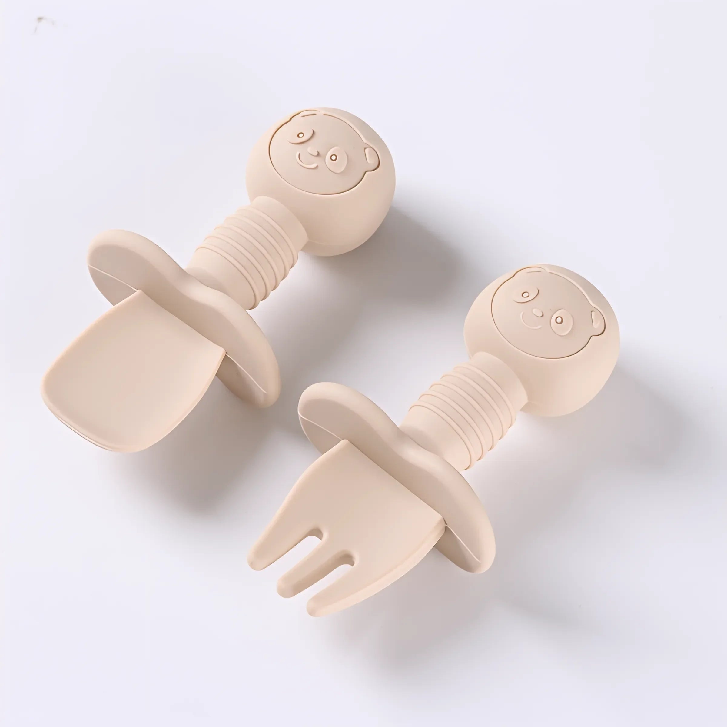 Set de 2 Couverts en Silicone pour Bébé - DouceMiam