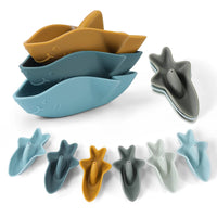 Set de 3 Requins en Silicone pour le Bain - SharkoSet