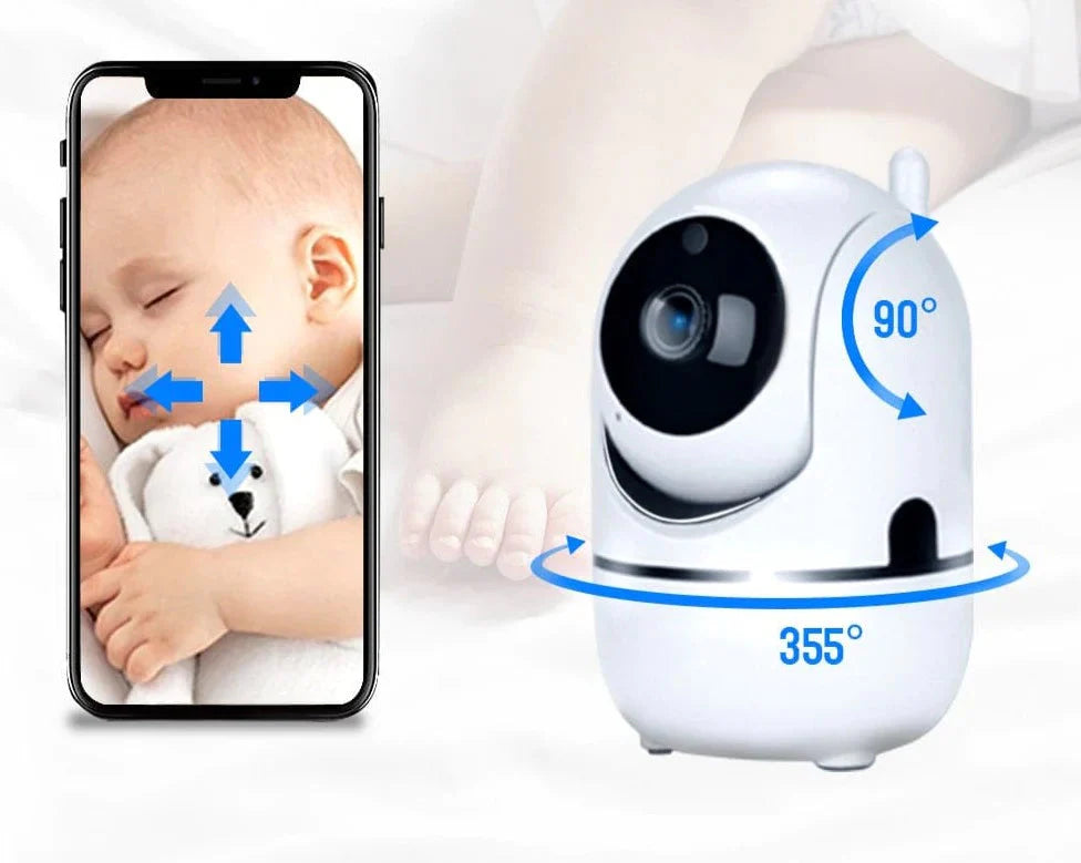 Babyphone Connecté avec Vision Nocturne HD - BabySecure 360