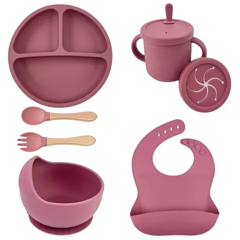 Ensemble repas bébé silicone - BabyMealSet