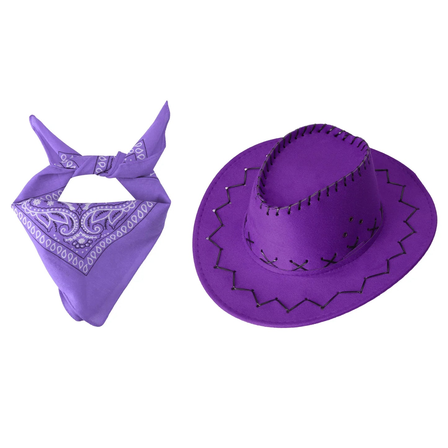Set Bandana et Chapeau de Cowboy pour Enfants (2 pièces)  - CowboyKids