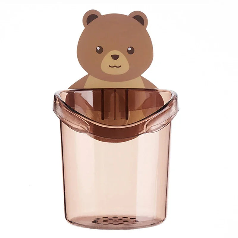 Support de Brosse à Dents enfant de Haute Qualité, Boîte de Rangement Murale - ToothCupHolder