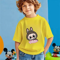 T-shirt Enfant Coton 100% Doux – Tailles 3 à 14 Ans – Plusieurs Couleurs