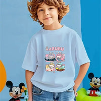 T-shirt Enfant Coton 100% Doux – Tailles 3 à 14 Ans – Plusieurs Couleurs