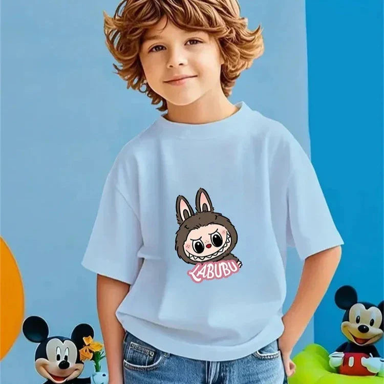 T-shirt Enfant Coton 100% Doux – Tailles 3 à 14 Ans – Plusieurs Couleurs