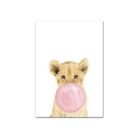 Tableau Animaux ChewingBubble de Momotis - ChewingBubble
